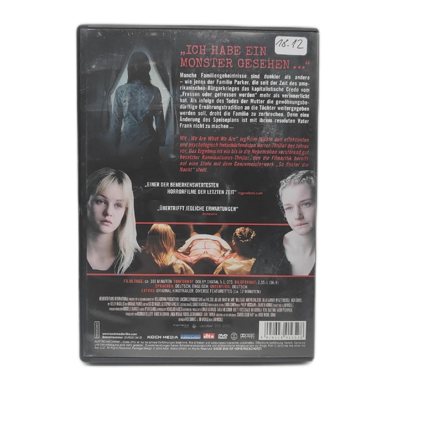 We Are What We Are DVD