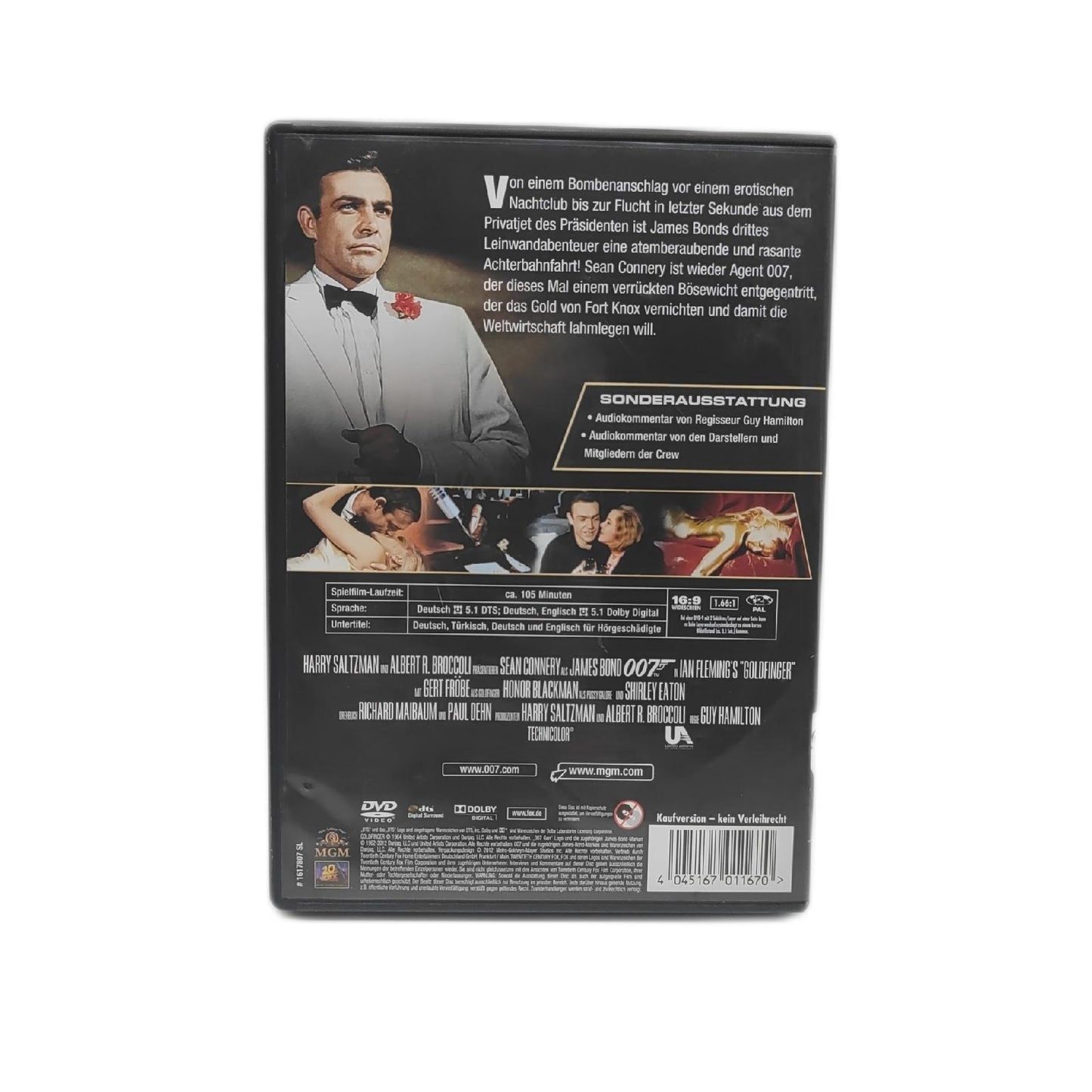 James Bond - Goldfinger DVD