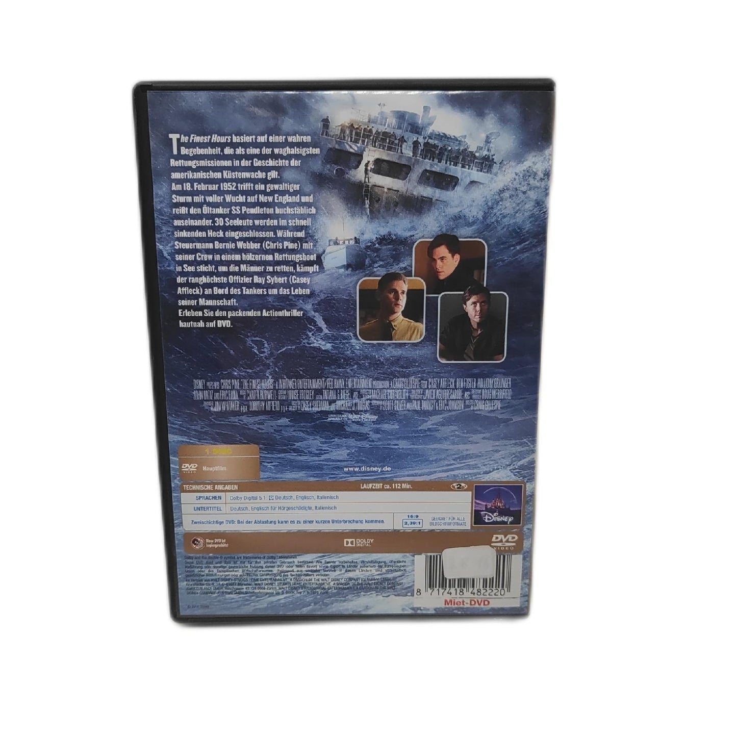 The Finest Hours - 8717418482220 - Disney DVD Database