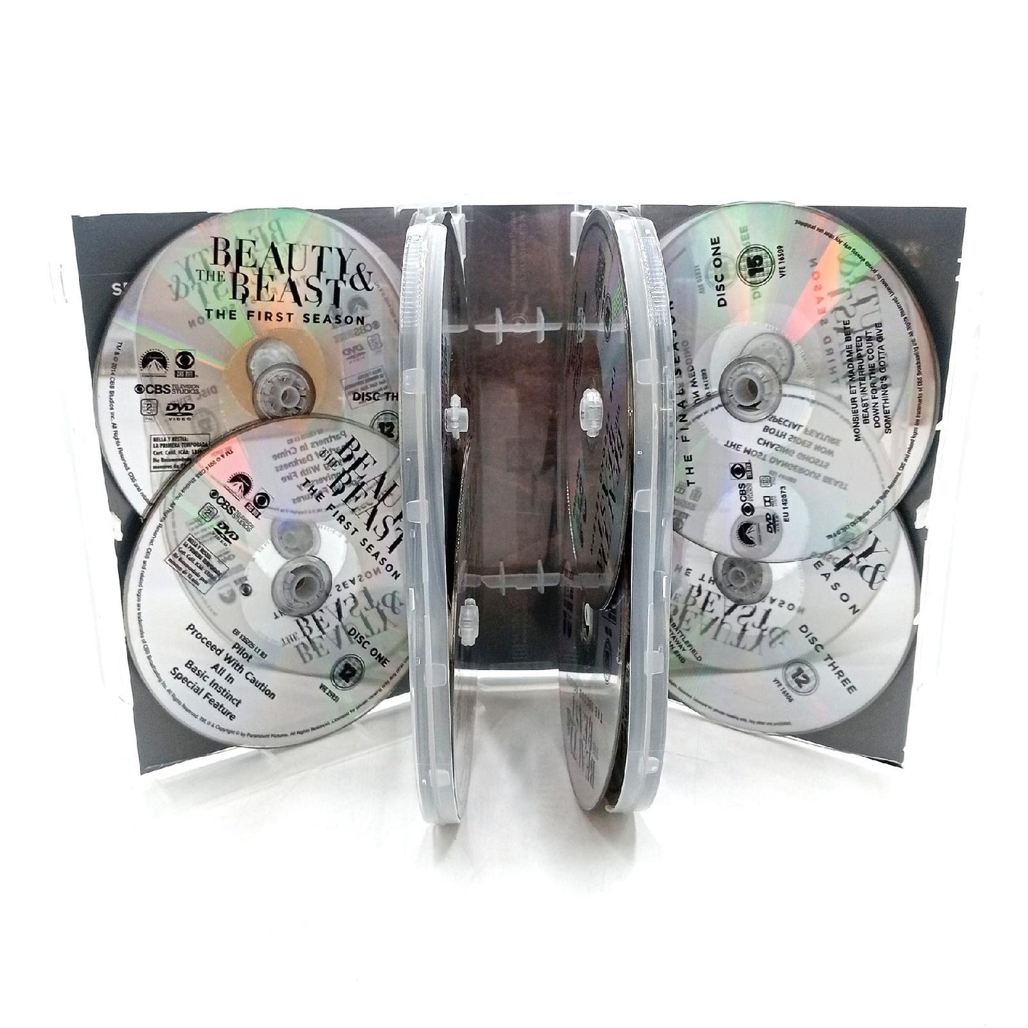 Disney Beauty the Beast DVD Komplettbox Romantik Drama 1 4 2018 Boxset English Glamour