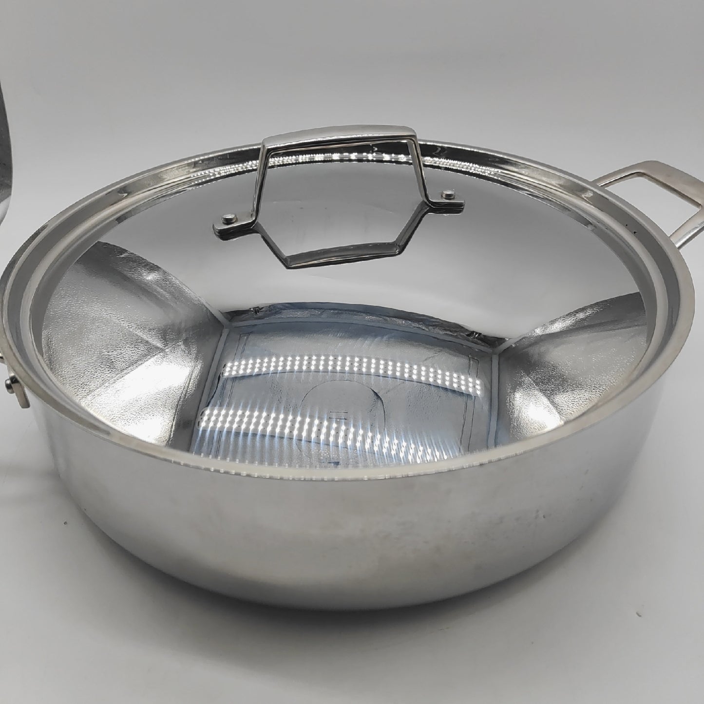 Zwilling Wok Kochgeschirr Pfanne inkl Glasdeckel herausnehmbarer Gittereinsatz langer Griff kulinarisch