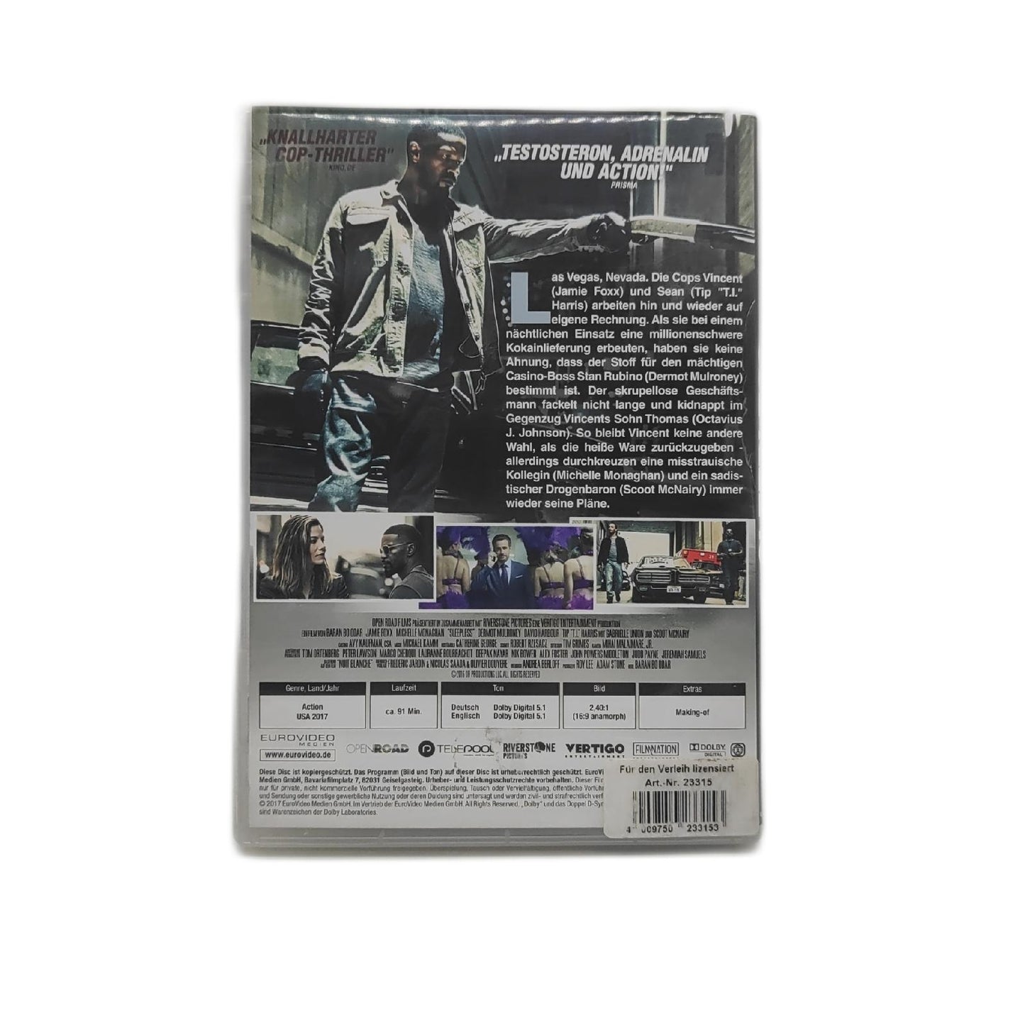 Sleepless - Eine tödliche Nacht - DVD