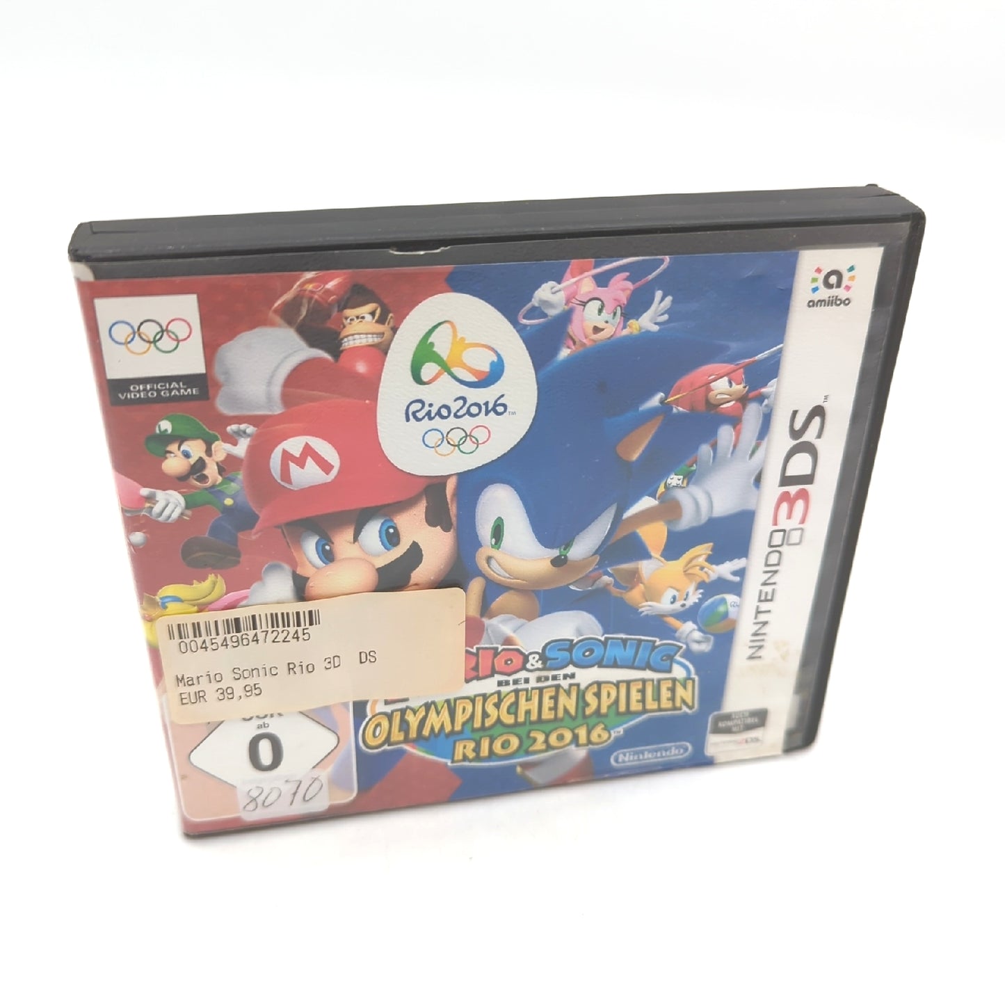 Mario & Sonic bei den Olympischen Spielen Rio 2016 Nintendo 3D  DS