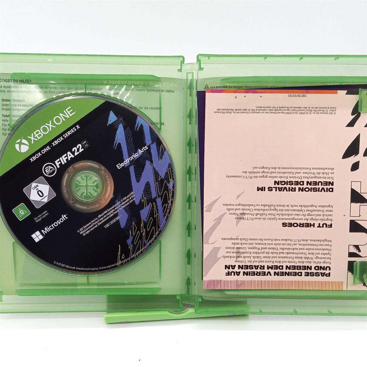 FIFA 22 Spiel Unterhaltung Xbox One Spielepack Fußball Spannung Fun Action Gaming