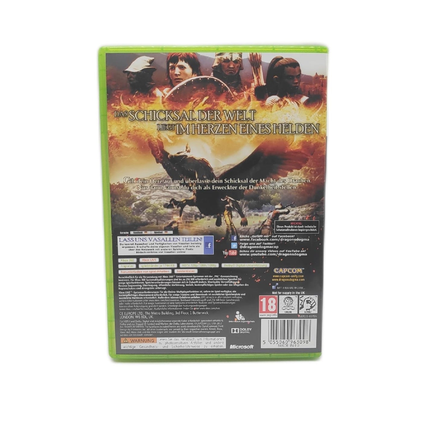 Dragon's Dogma inkl. Demo Resident Evil 6 [österr. 18 Pegi AT-UNCUT Version]