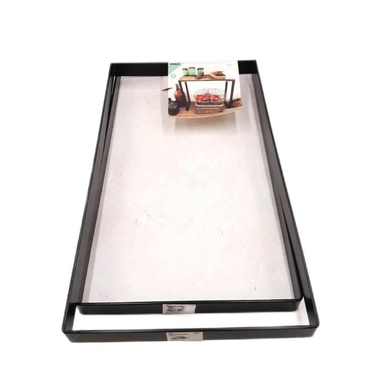 2x Strong Tischbein Möbelteile Schwarz Maße 40 x 385 x 710 mm Tragkraft 250