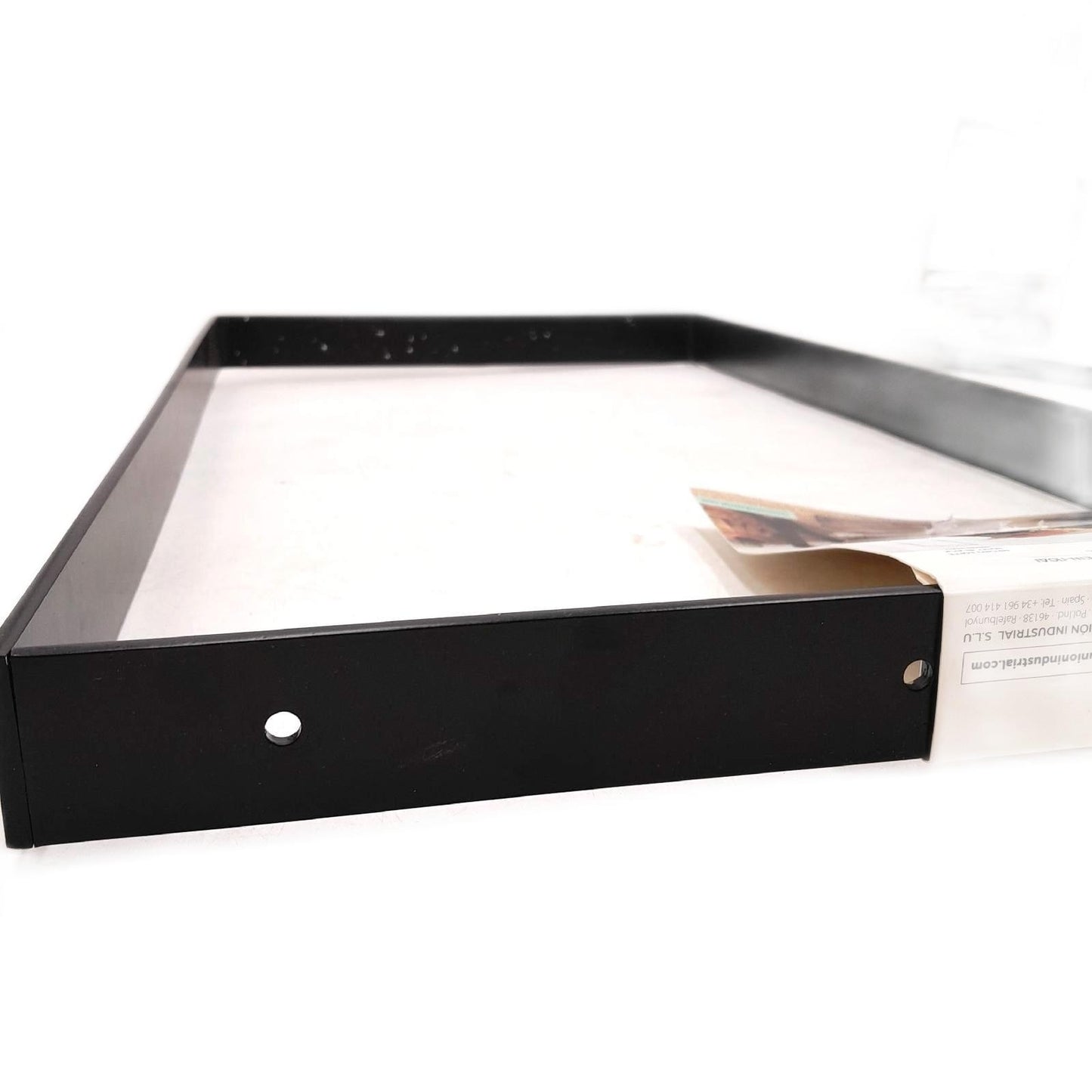 2x Strong Tischbein Möbelteile Schwarz Maße 40 x 385 x 710 mm Tragkraft 250