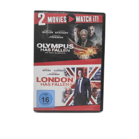 Olympus Has Fallen / London Has Fallen DVD Gerard Butler, Morgan Freeman