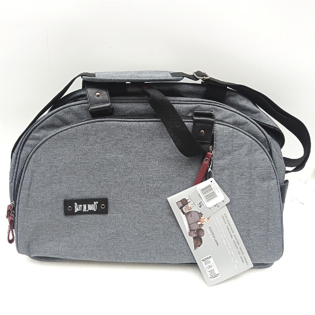 Zwillingsbeutel Wickeltasche Baby Ausstattung Week End Team Smoke Komfort Tasche Baby on Board