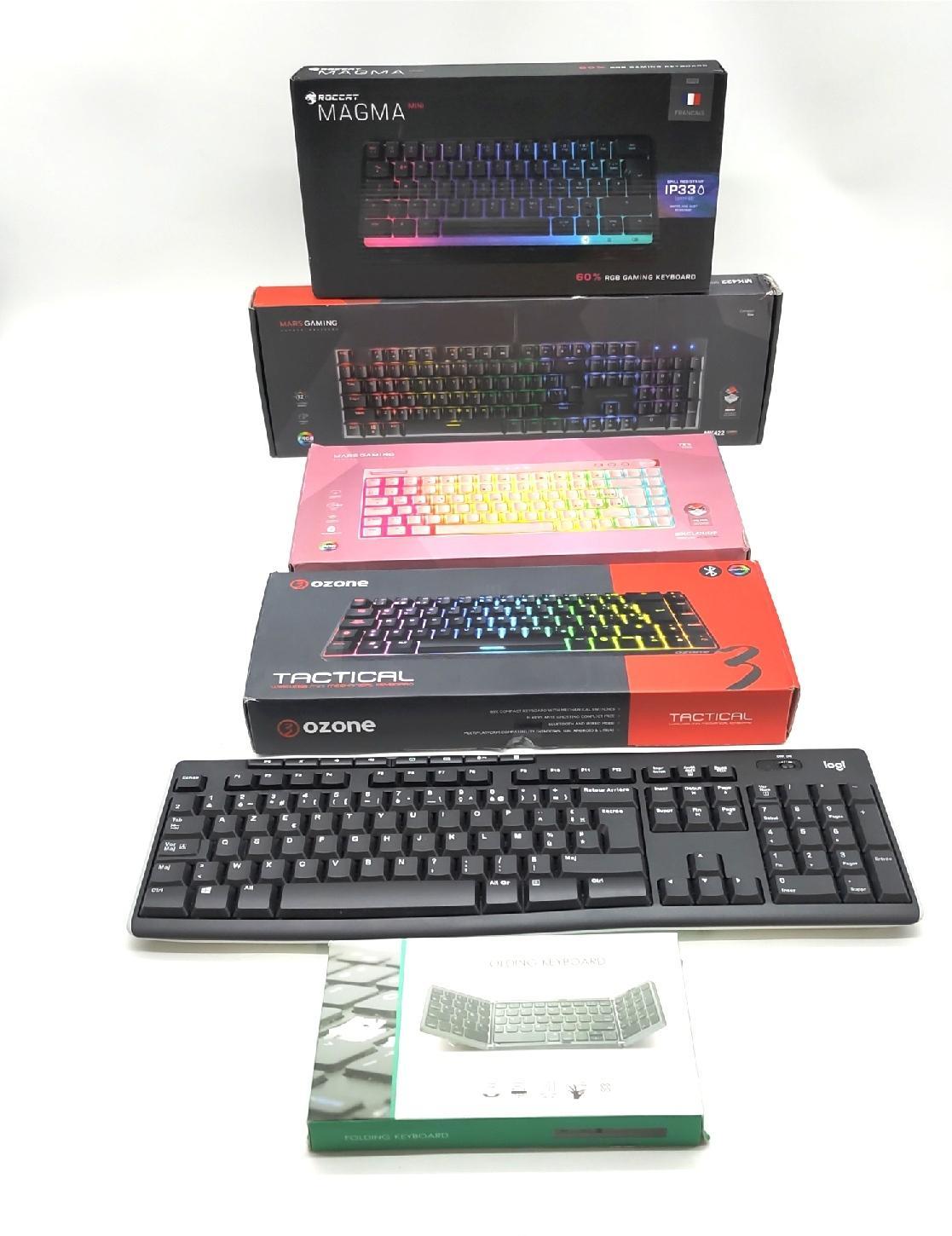 8X Tastaturen AZERTY Layout Französische Tastaturen CDE Ware Kunden Rückläufer XTCASSINI