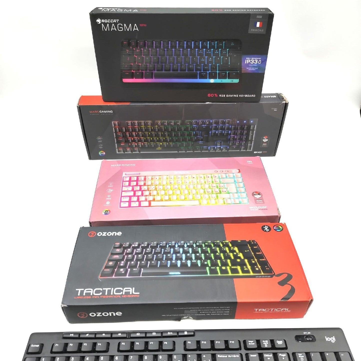 8X Tastaturen AZERTY Layout Französische Tastaturen CDE Ware Kunden Rückläufer XTCASSINI