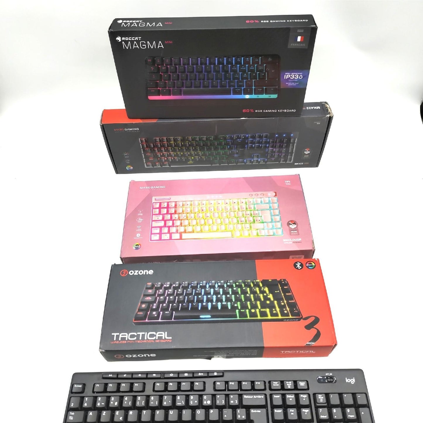 8X Tastaturen AZERTY Layout Französische Tastaturen CDE Ware Kunden Rückläufer XTCASSINI