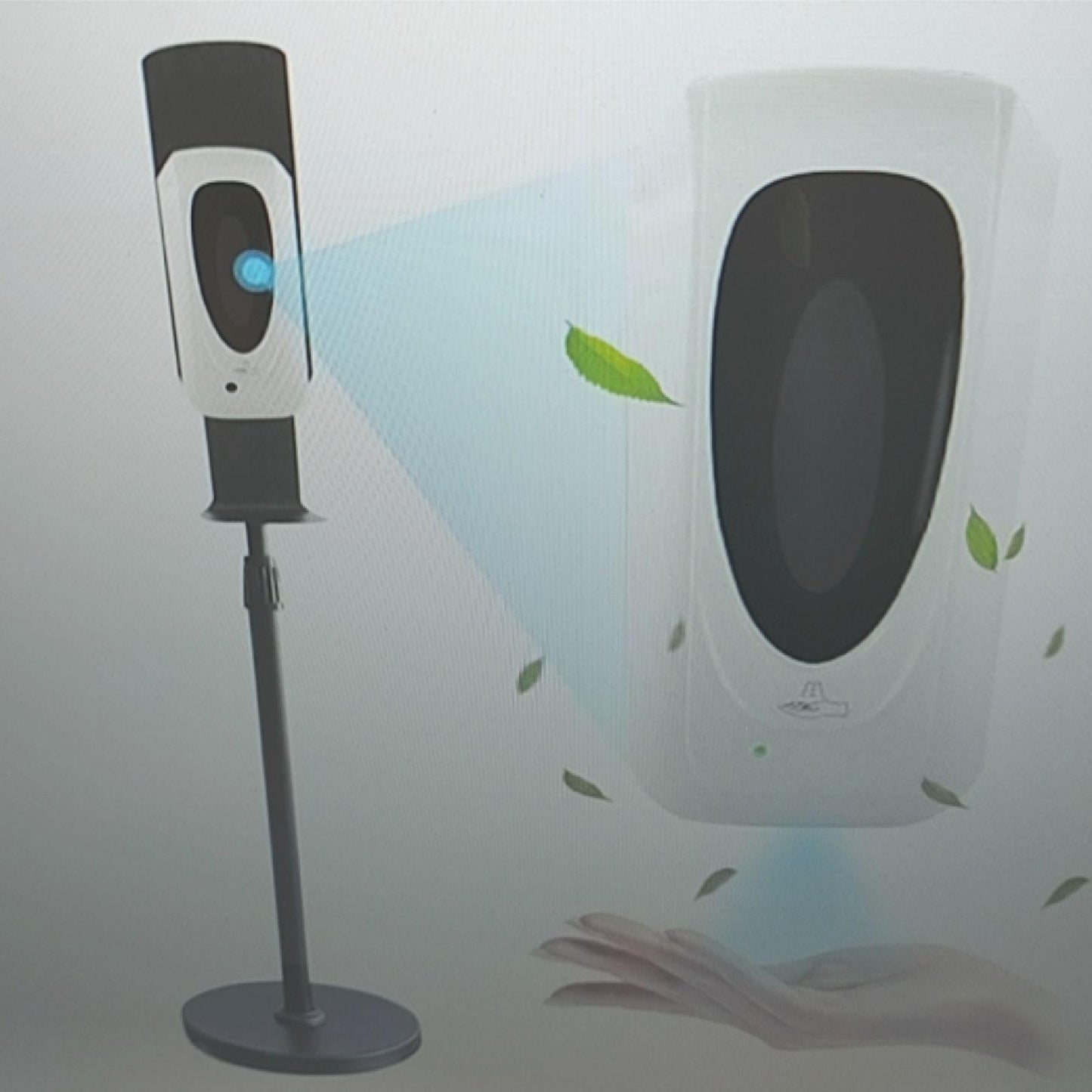 4YANG Desinfektionsspender Sensor Stehend 1000ml Händedesinfektion Hotels Läden Effizient