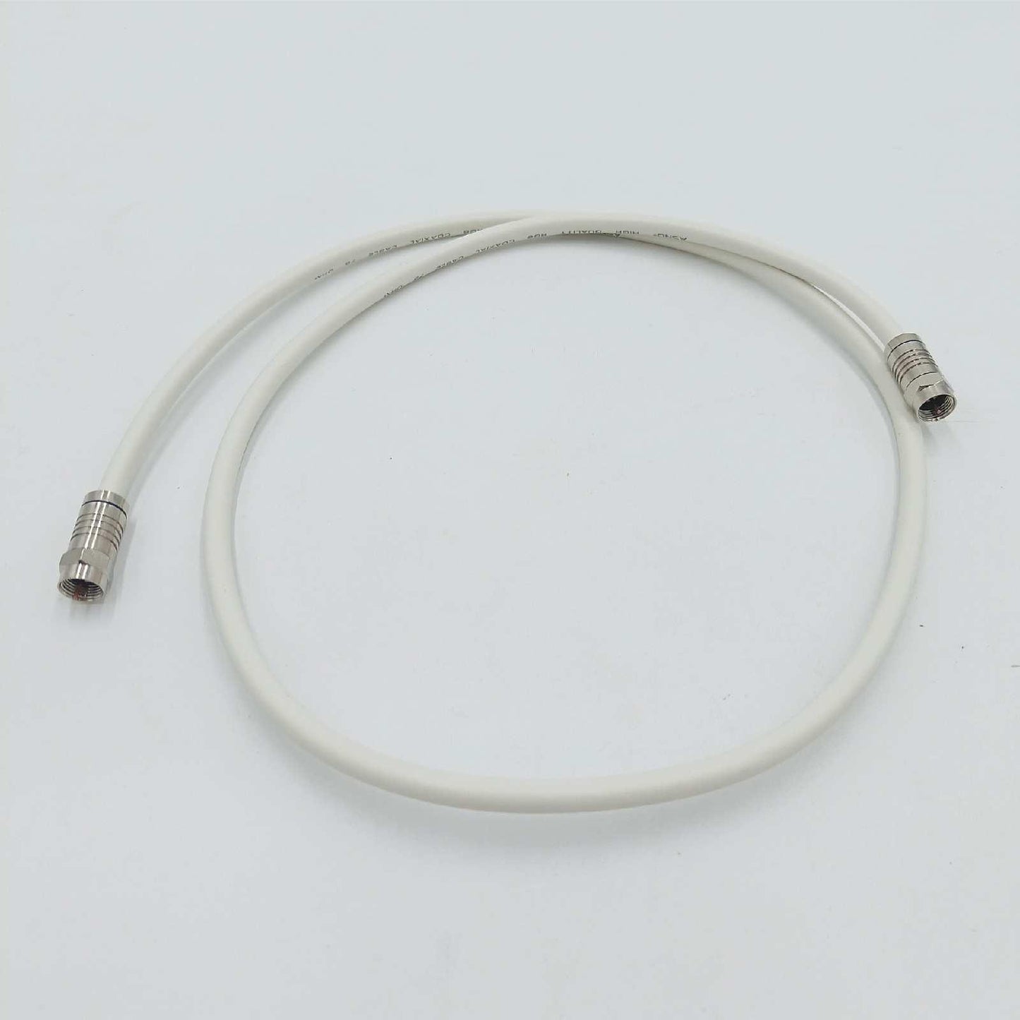 1aTTack KoaxialSAT Kabel F-Stecker Koaxialstecker 1.5m 80db weiße Ausführung TV Signal