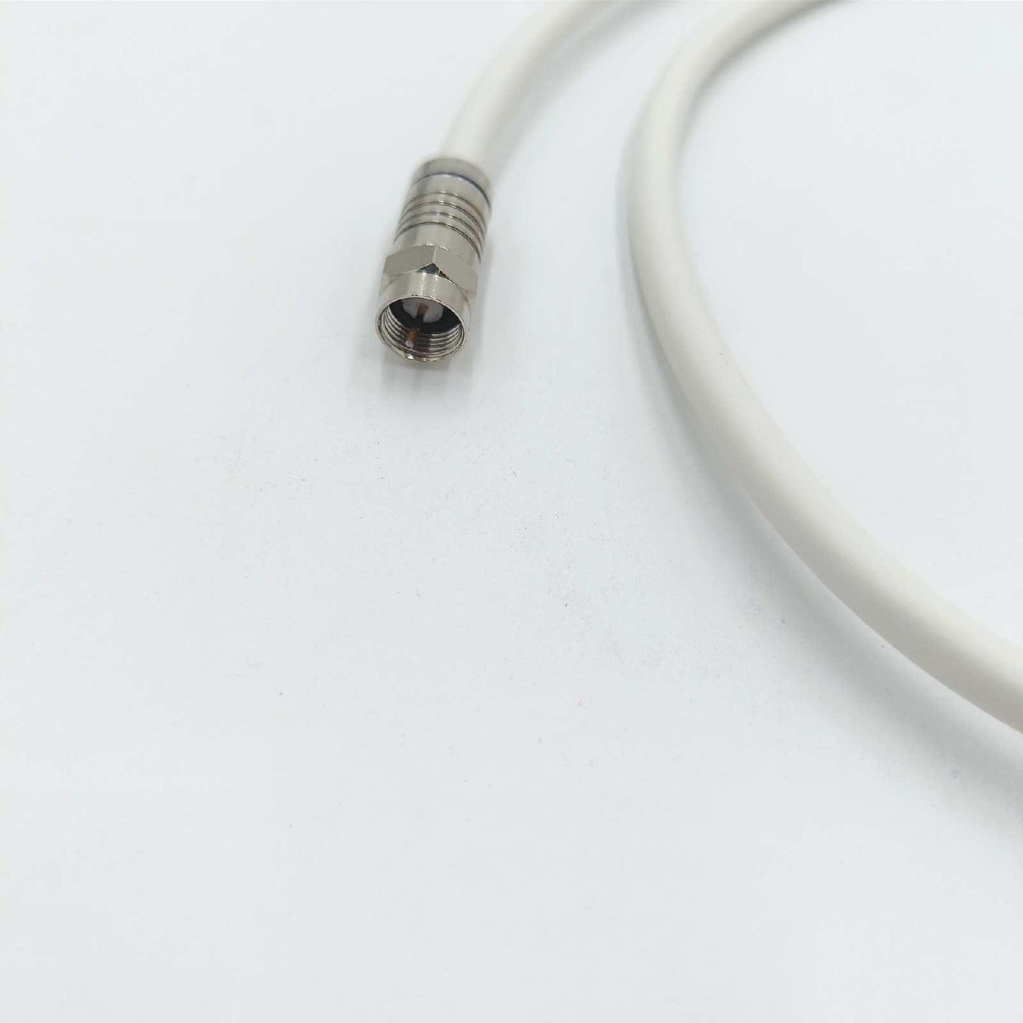 1aTTack KoaxialSAT Kabel F-Stecker Koaxialstecker 1.5m 80db weiße Ausführung TV Signal