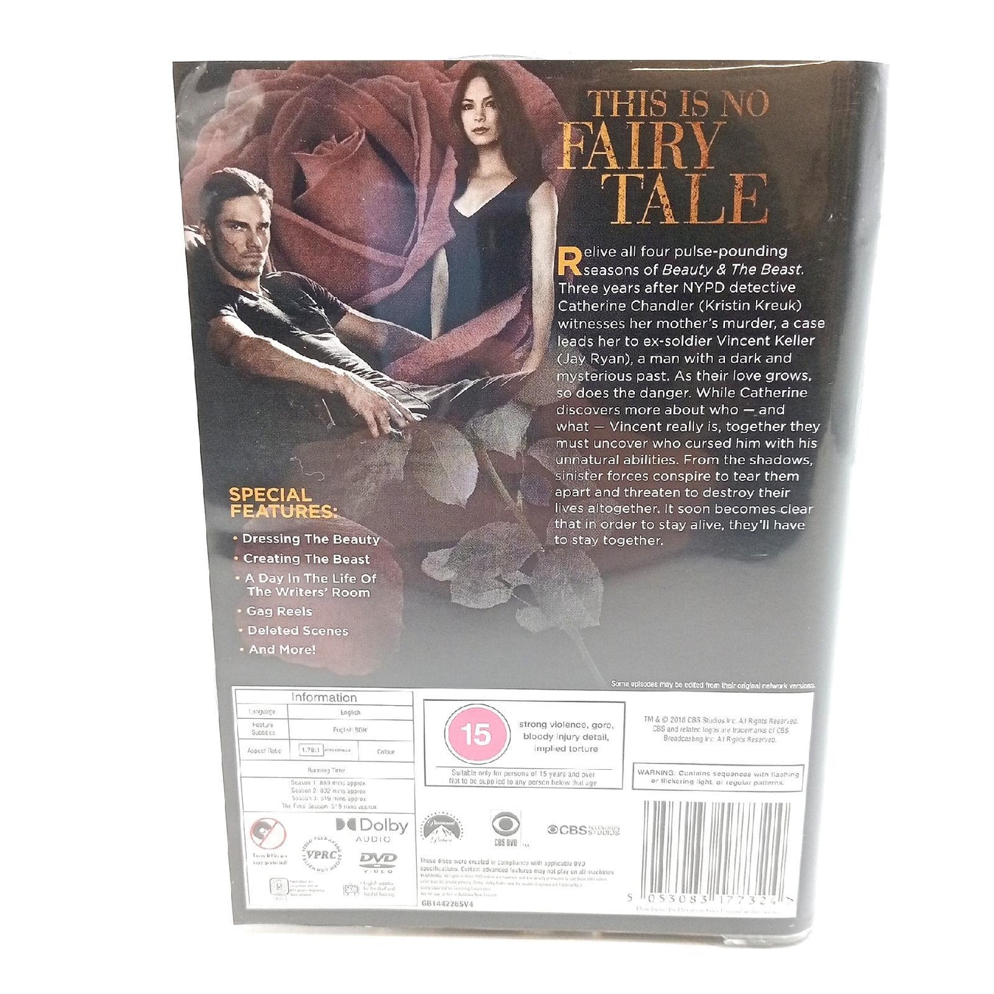 Disney Beauty the Beast DVD Komplettbox Romantik Drama 1 4 2018 Boxset English Glamour