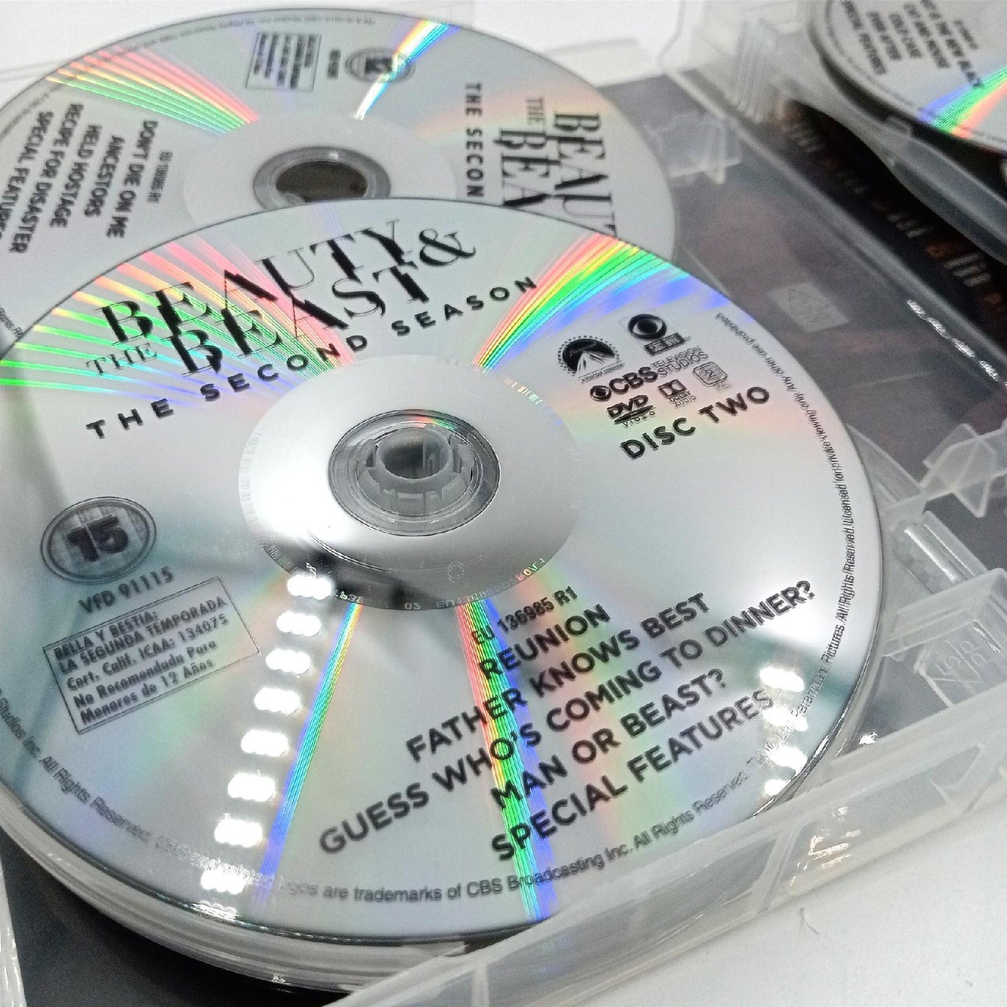 Disney Beauty the Beast DVD Komplettbox Romantik Drama 1 4 2018 Boxset English Glamour