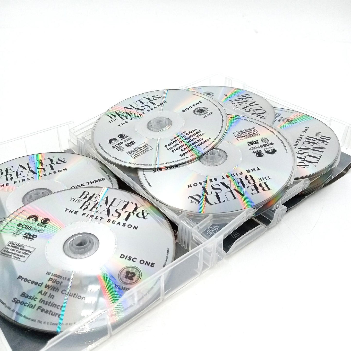 Disney Beauty the Beast DVD Komplettbox Romantik Drama 1 4 2018 Boxset English Glamour