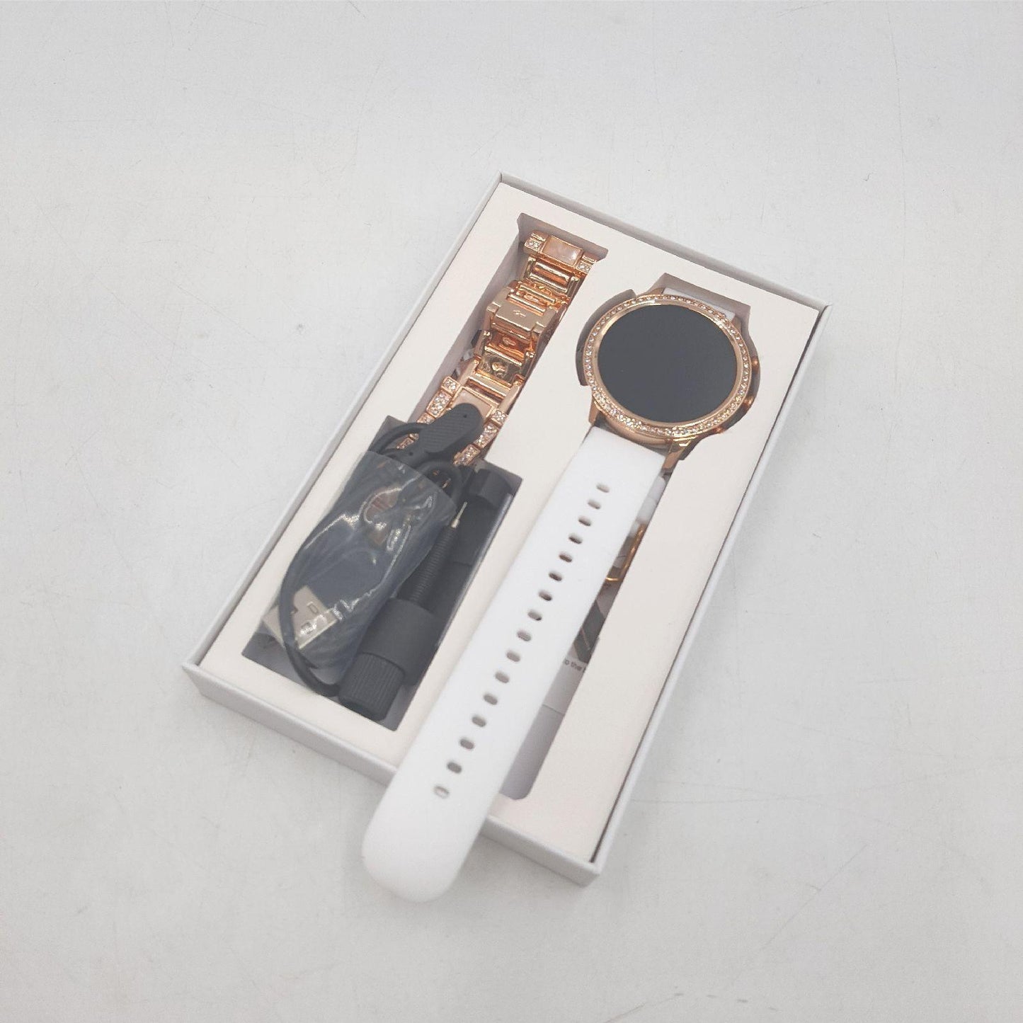 ZKCREATION Smartwatch Bluetooth Uhr Frau Anruf Verbunden Ansicht