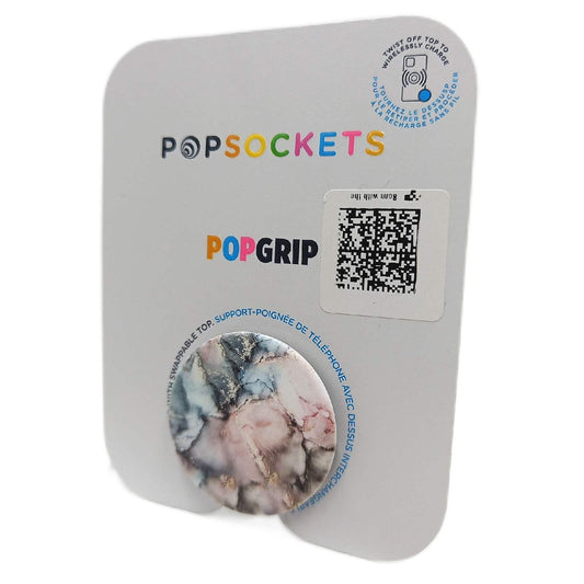--s Popgrip Ausziehbarer Sockel Teal Rosa Wasser Ripple Marmor Natur Pop-Schutz;