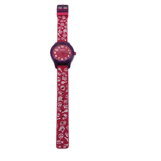 2030012 Lacoste Kinder Quarzuhr Pink Silikonarmband Analog Girls Uhr Mädchenjuwel