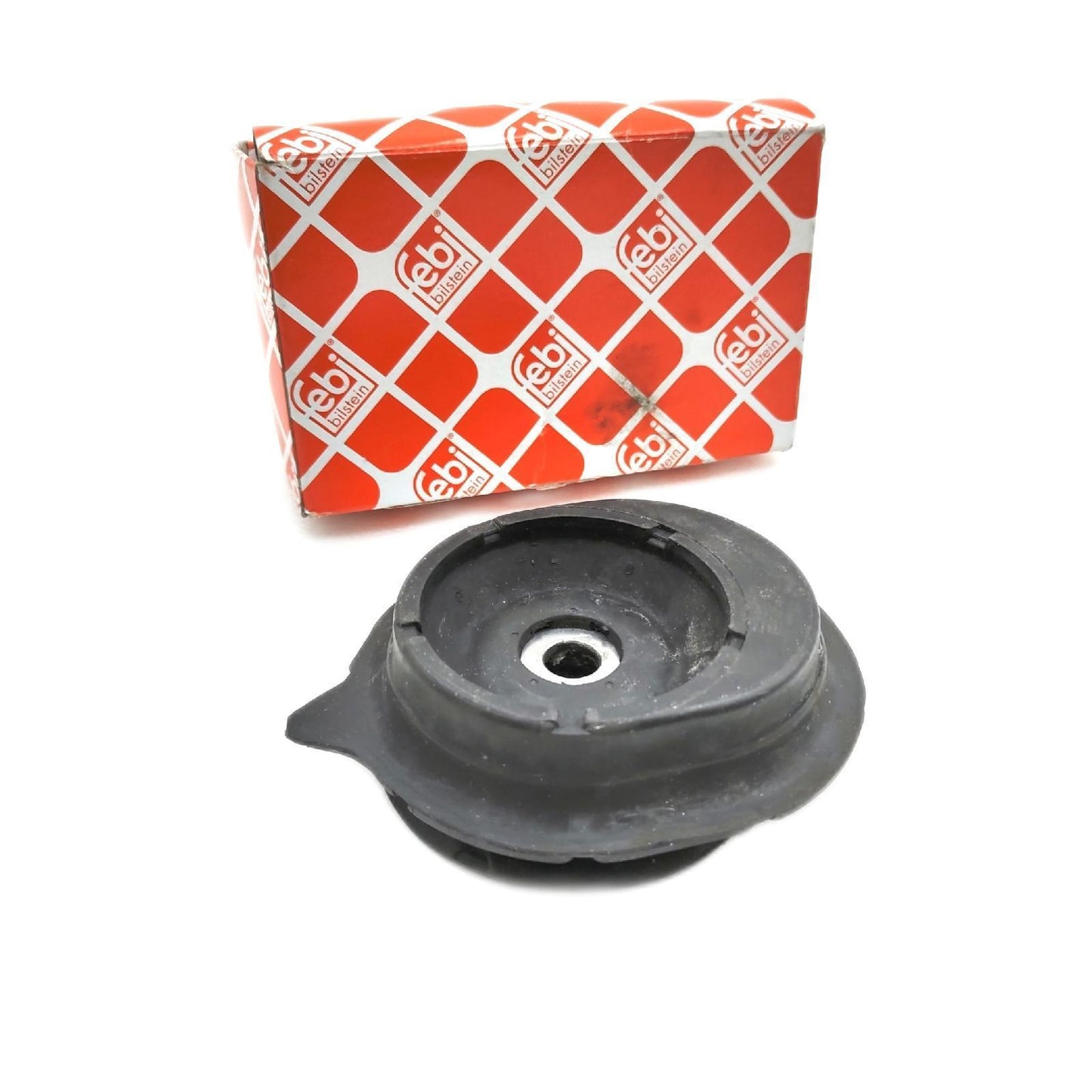 37584 Federbeinstützlager febi bilstein mit Anbaumaterial 1 Stück  Schwarz unterstützt