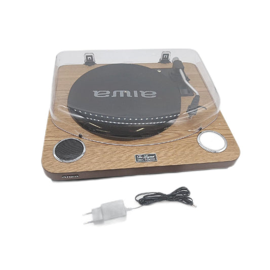 AIWA GBTUR 120WD Plattenspieler Holz Bluetooth 3 Geschwind unvoll