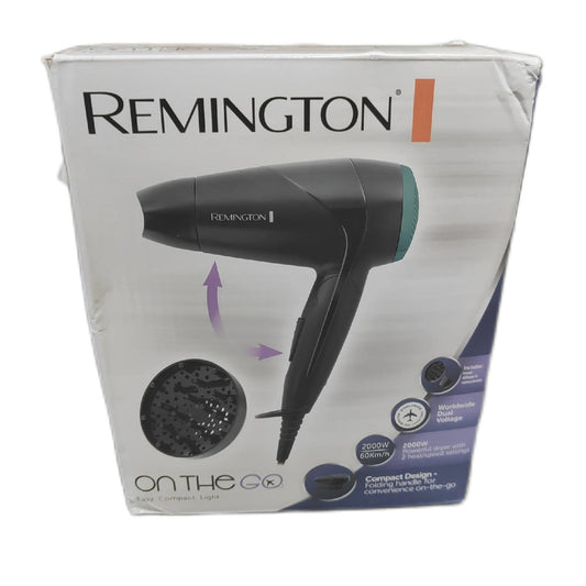 Remington Haartrockner D1500 On The Go 2000 Watt weltweite Spannungsanpassung Leichtgewicht