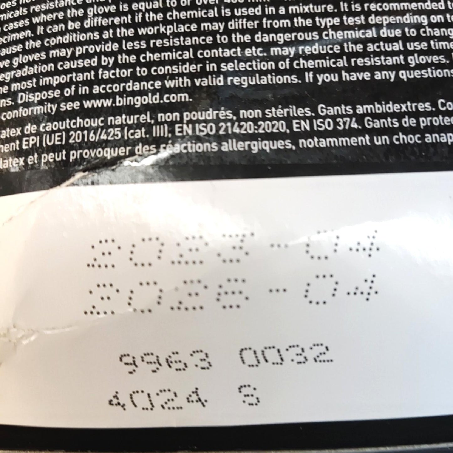 100 Stück S Latex-Einweghandschuhe puderfrei BLACK Packung Schutz