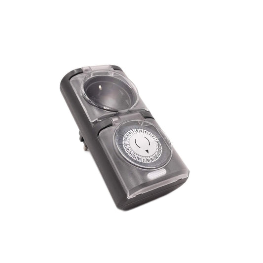 4smile Zeitschaltuhr Aussenbereich IP44 Timer mechanischer Zeitschalter analog