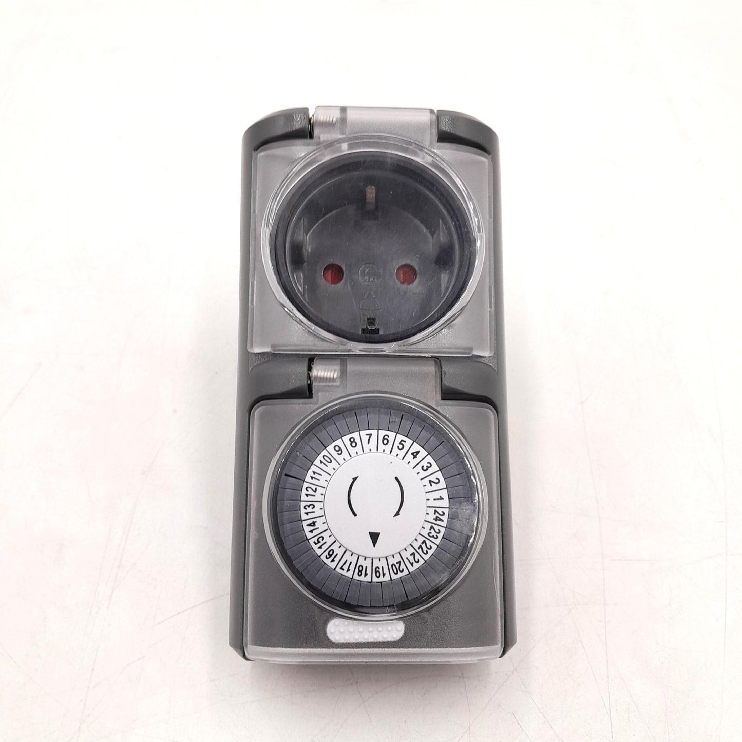 4smile Zeitschaltuhr Aussenbereich IP44 Timer mechanischer Zeitschalter analog