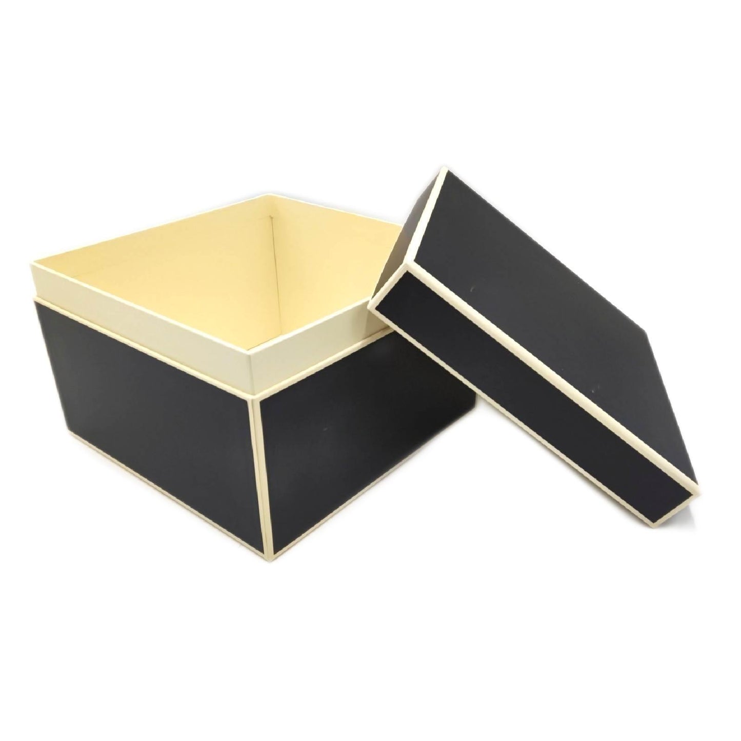 352080 Aufbewahrungsboxen Set 5 tlg verschiedene Größen Geschenkboxen Schwarz Rotation