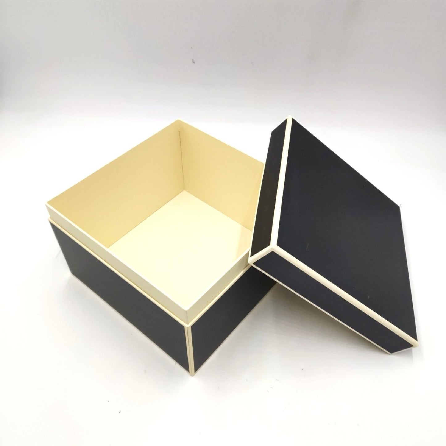 352080 Aufbewahrungsboxen Set 5 tlg verschiedene Größen Geschenkboxen Schwarz Rotation