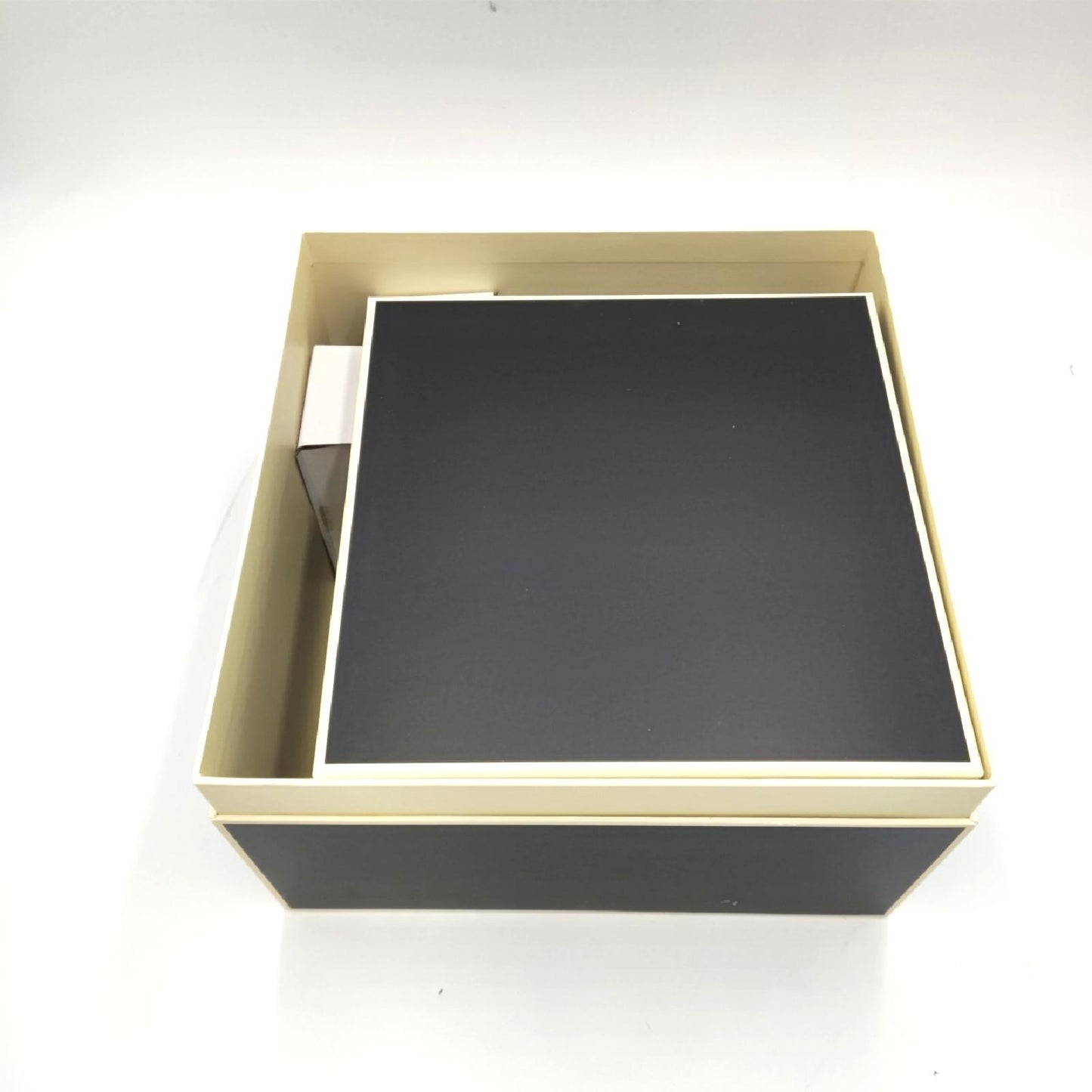 352080 Aufbewahrungsboxen Set 5 tlg verschiedene Größen Geschenkboxen Schwarz Rotation