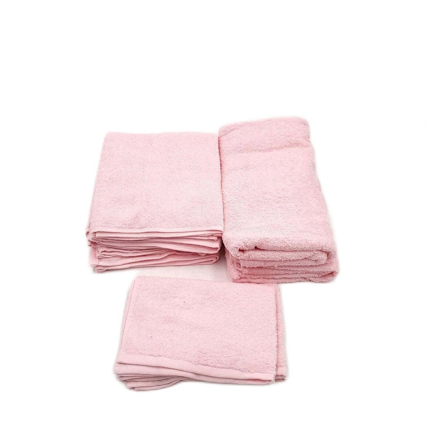 2X Tuiste Handtücher Set Hellrosa 8 Teilig 100 Baumwolle Weich Saugfähig Luxuriös