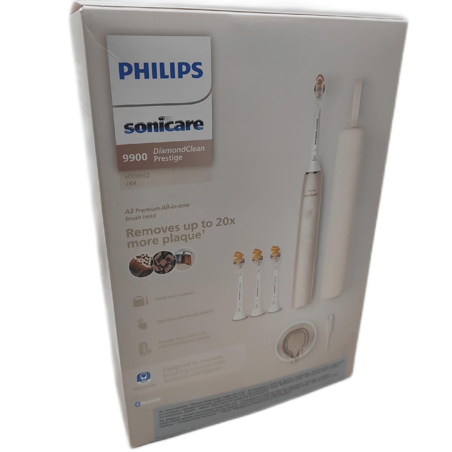 Philips elektrische Zahnbürste Mundpflege Diamondclean 9900 Prestige Power