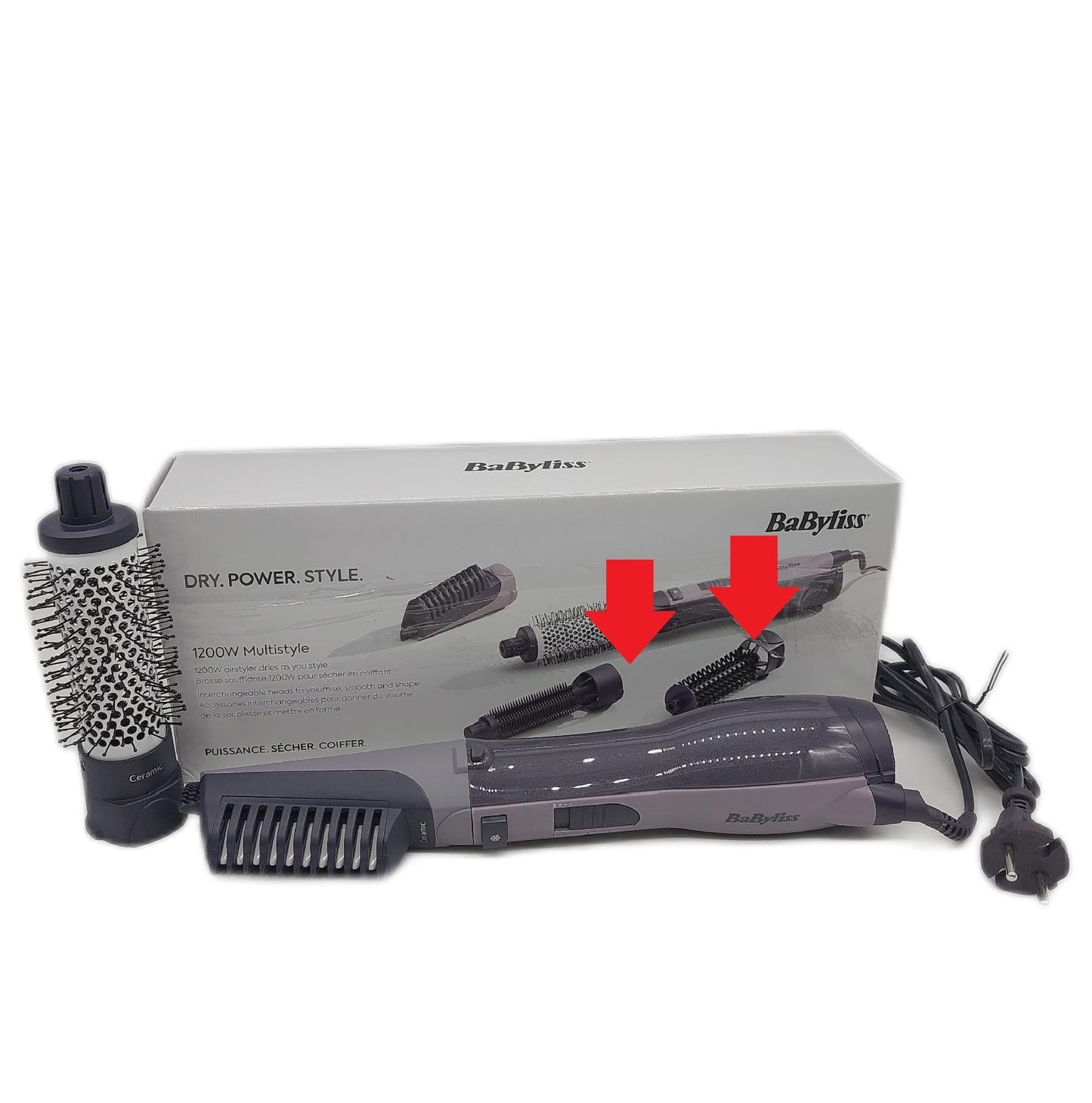 Babybliss AS121E Warmluftbuerste Multistyle 1200 Ionic