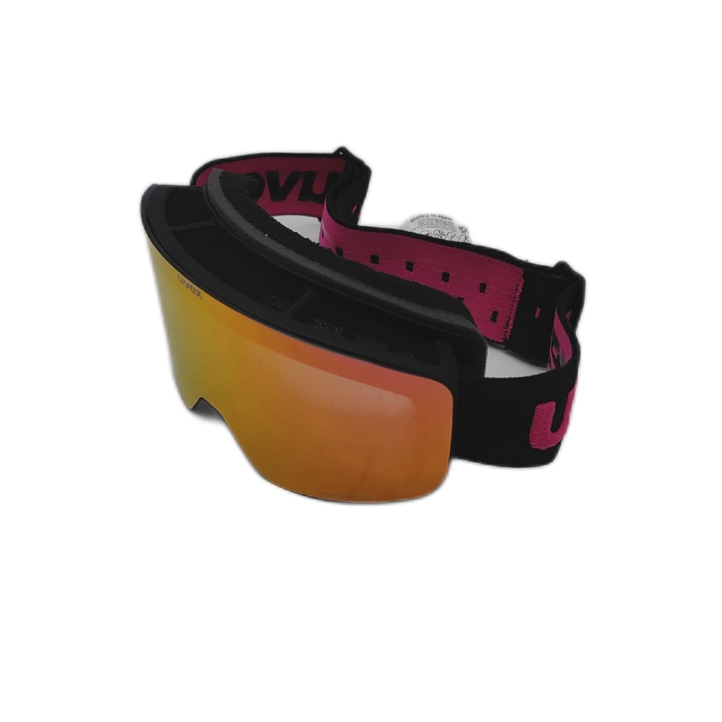 Uvex Skibrille Sport Brille PWDR FM Kinder Unisex Schwarz Mattpink Klar Komfort