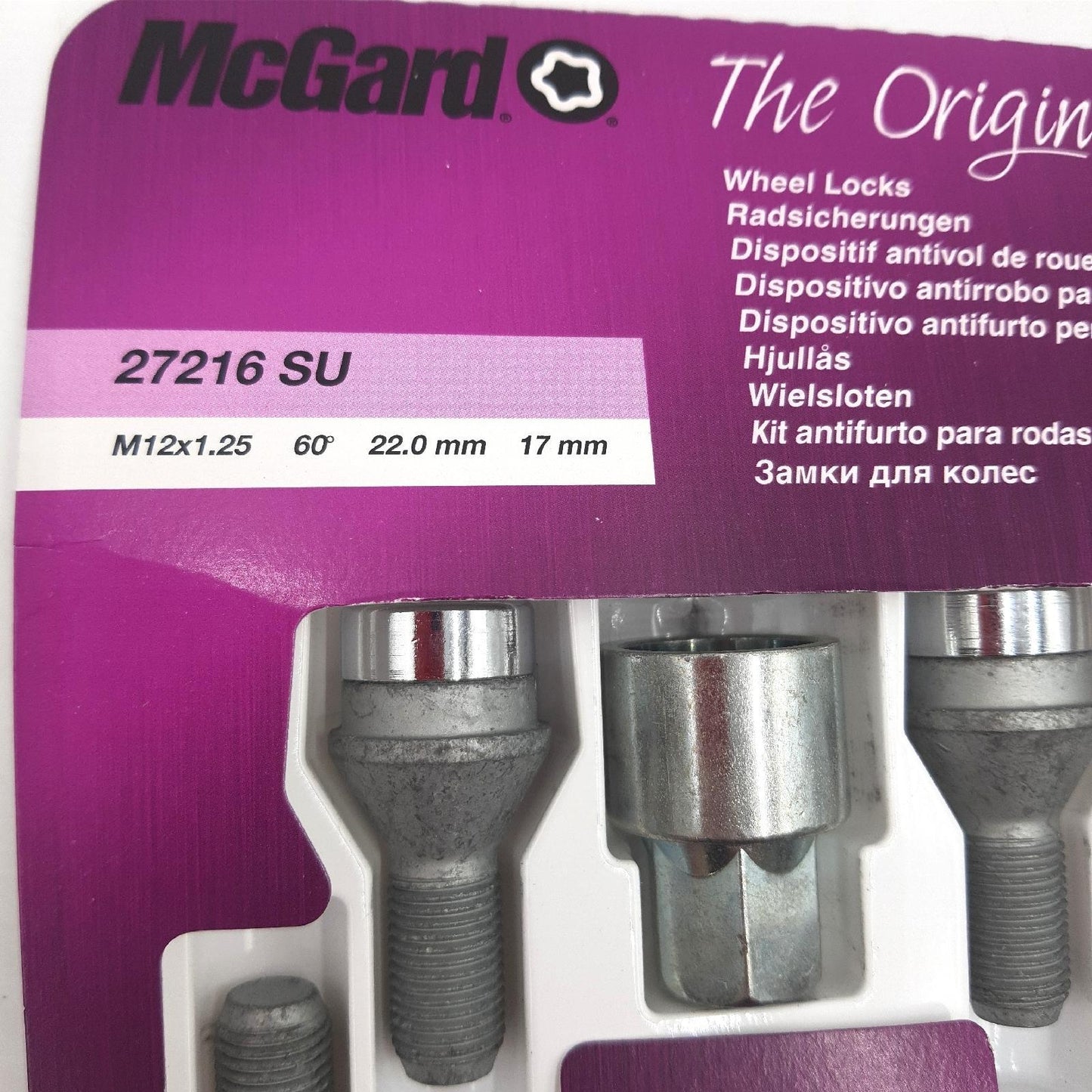 27216SU Radsicherungsbolzen Auto Ersatzteile M12x125 220mm Shaft Robustität