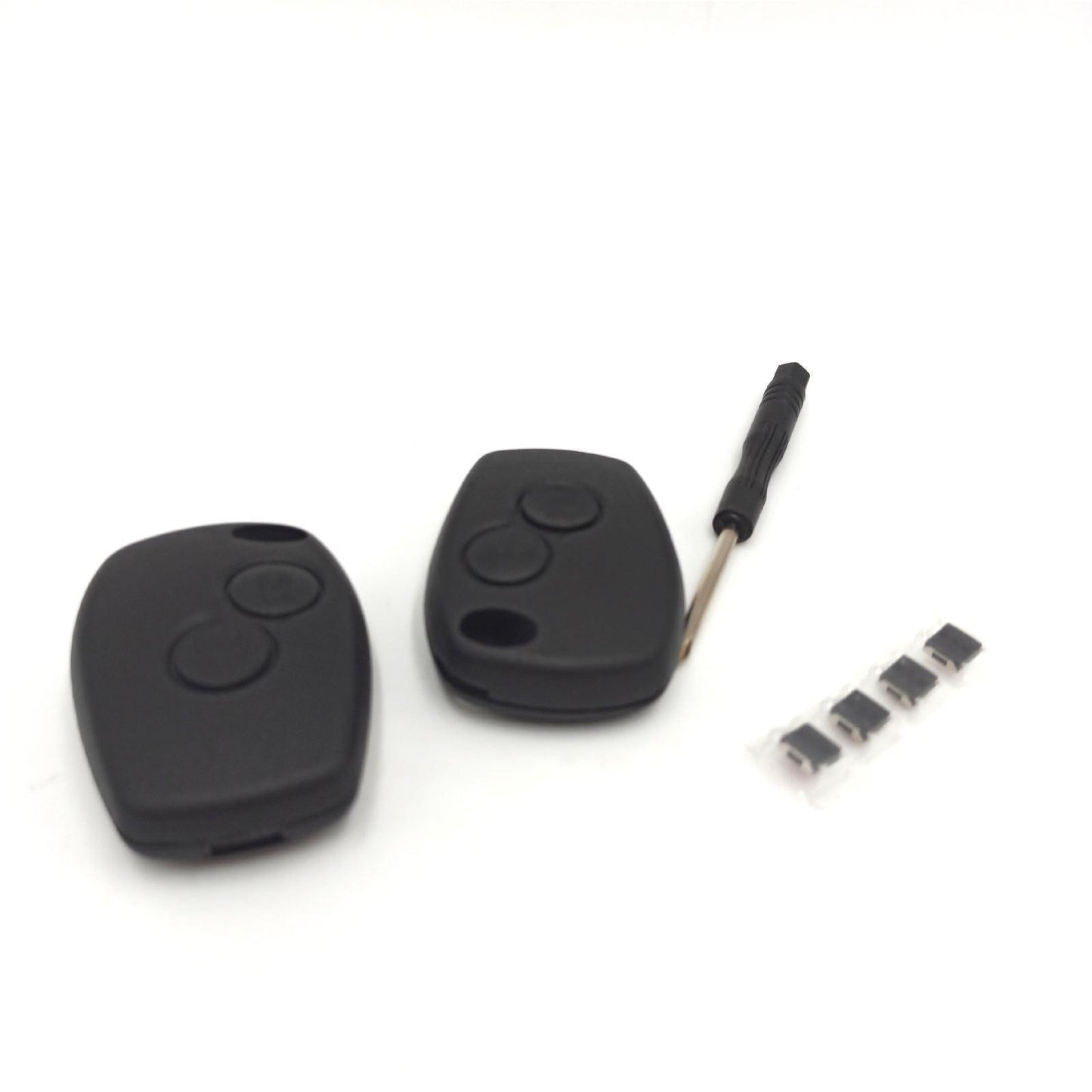 ZJRung Schlüsselgehäuse Plip Auto Fernbedienung 2 Stück Schlüsselhülle ohne Klinge