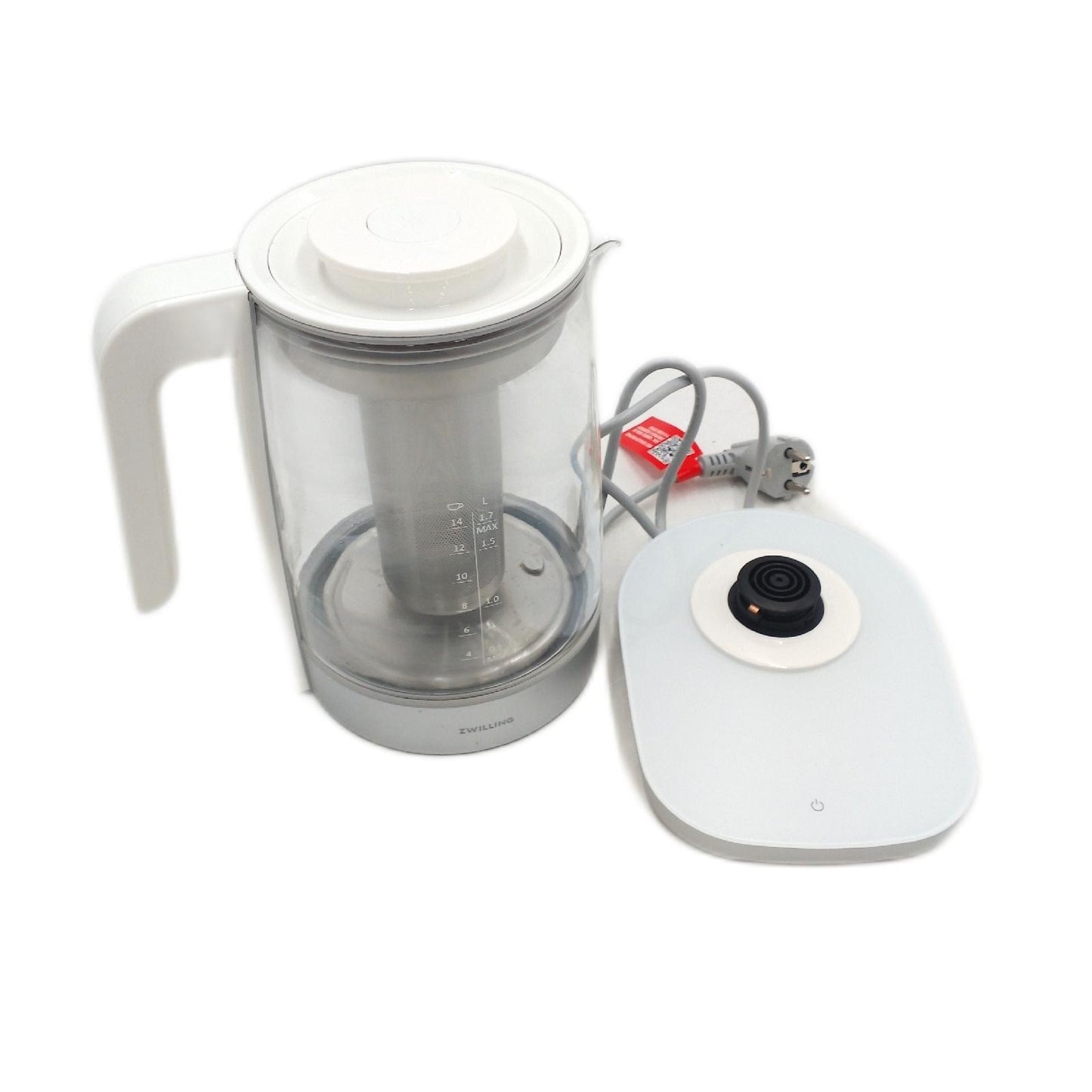 Zwilling Wasserkocher Küchengeräte Enfinigy Temperatureinstellung Teesieb Teetimer