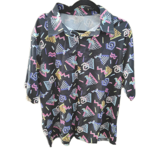 90er Jahre Kostüm Herren Bekleidung Größe S Hut Hemd Brille Bauchtasche retro style party