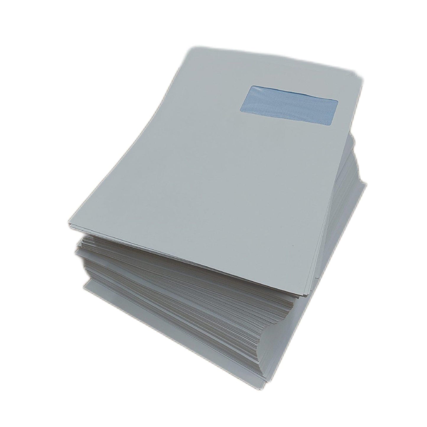 250 Hüllen weiß C4 229 x 324 90 g/m² Fenster 110 x 50 Schutzstreifen Versandtaschen