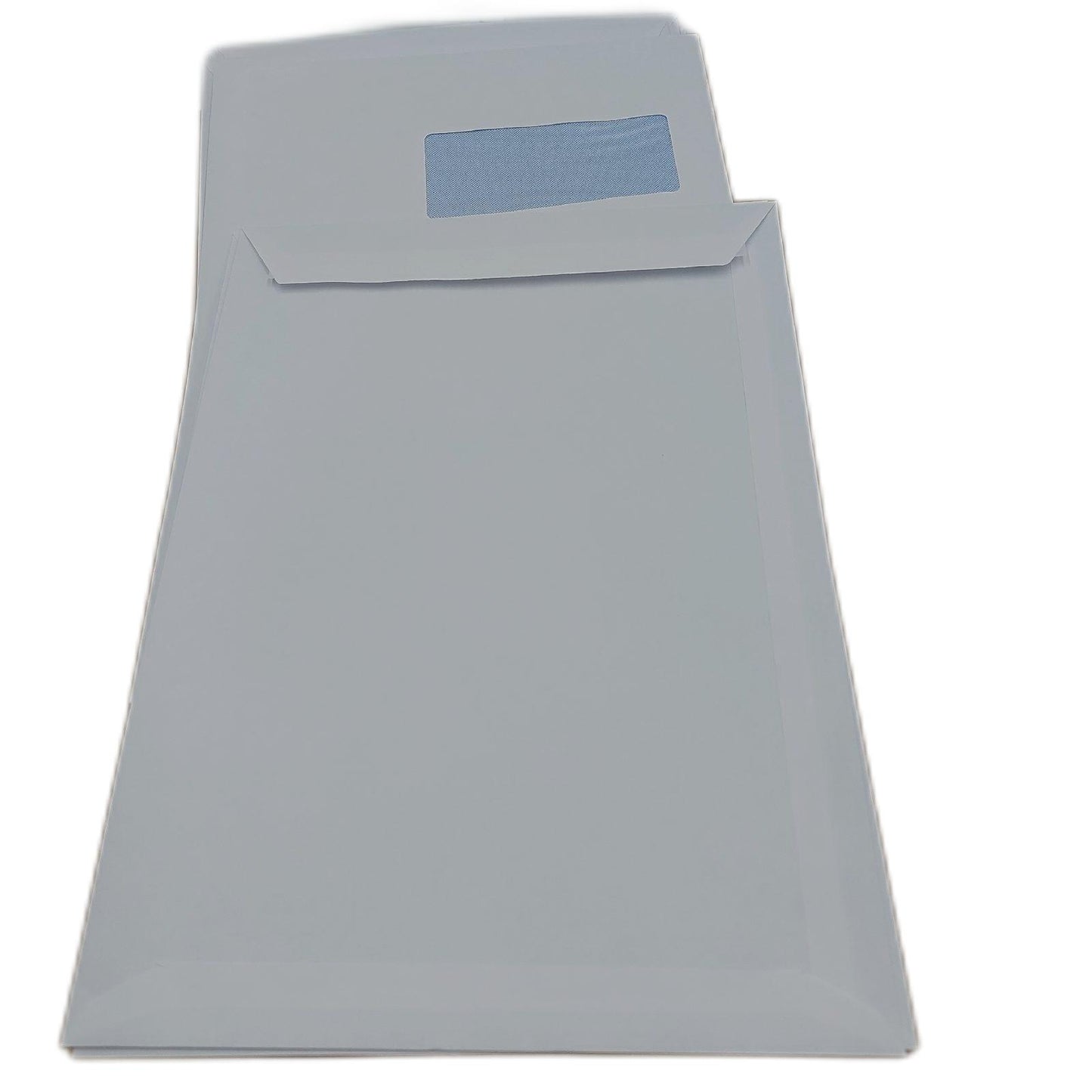 250 Hüllen weiß C4 229 x 324 90 g/m² Fenster 110 x 50 Schutzstreifen Versandtaschen